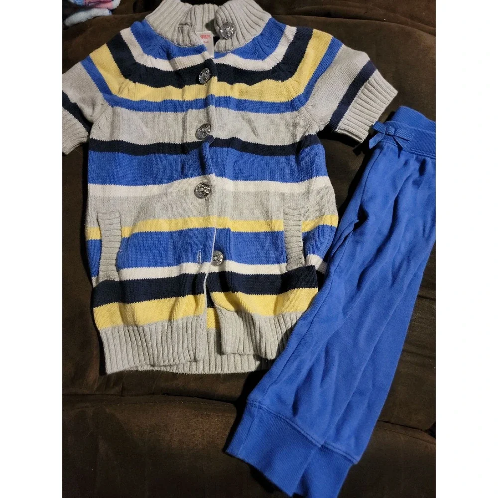Gymboree flower‎ showers sweater size 3 4 and pants size 4
